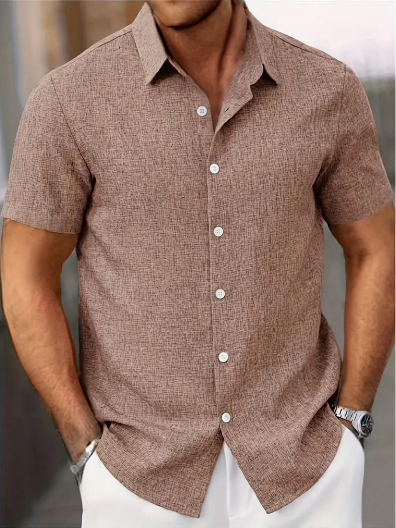 Trey | Classic Short Sleeve Shirt for Men